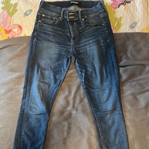 Express, skinny legging jeans, size 8